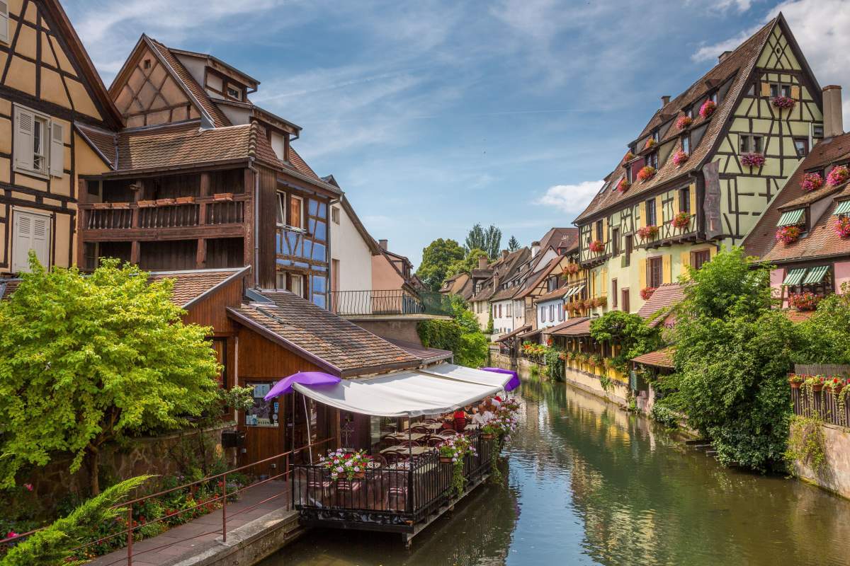 Vue de la ville de Colmar Le Colombier · Hôtel 4 étoiles Colmar centre ville, Alsace (67)